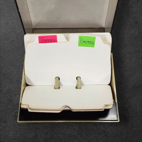 Vintage Rolodex Petite S-300C Covered Card File w/ A–Z Tabs & Blank Cards USA - Picture 10 of 16